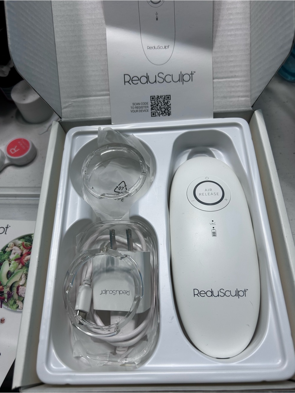 ReduSculpt White Handheld Body Sculpting Device